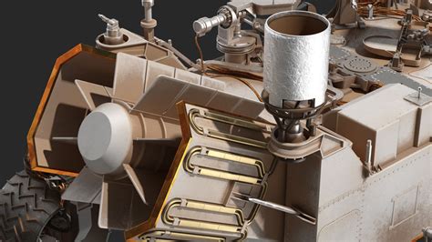 Curiosity Mars Rover Dusty D Model Blend Ds Obj Ma Fbx