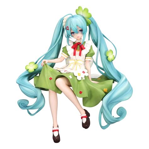 Hatsune Miku Noodle Stopper Pvc Statue Flower Fairy Clover Nendoworld