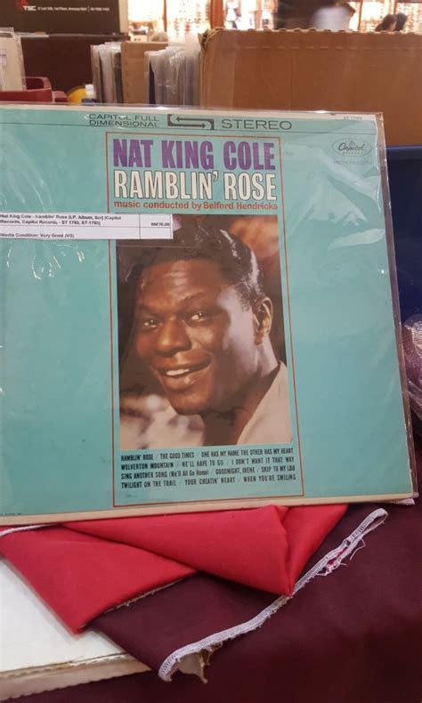 Nat King Cole Rambling Rose LP Hobbies Toys Music Media CDs