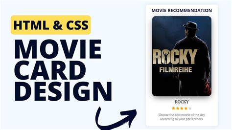 Cinematic CSS Movie Card YouTube