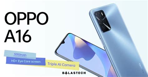 Oppo Launches Its Latest Affordable A16 Smartphone Balastech