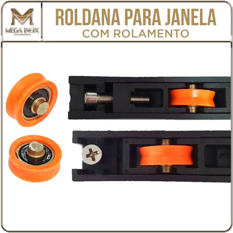 Roldana Para Janela Mega Inox Puxadores