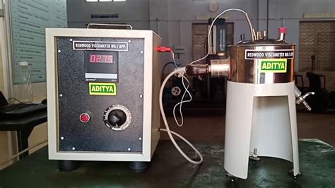 Redwood Viscometer Viscosity Measurement Heat Transfer Laboratory