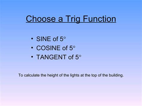 Trigonometric Ratios Ppt