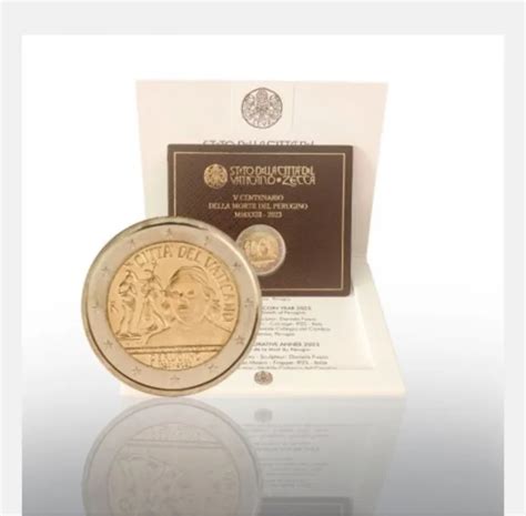 Coffret Bu Euros Comm Morative Vatican Perugino Neuf Eur