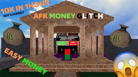 How To Get K Cash Afk Glitch Genetic Roleplay Gaem Youtube