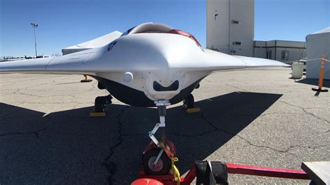 Exclusive Photos Lockheed Skunk Works X 44a Flying Wing Drone Breaks