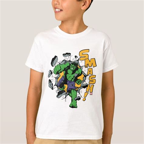 Retro Hulk Smash T Shirt Zazzle