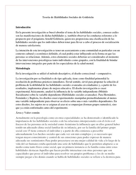 Solution Habilidades Sociales Studypool