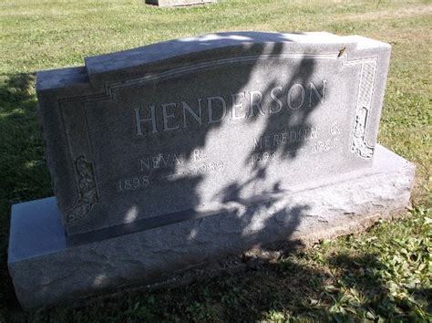 Meredith Capper Henderson 1893 1976 Mémorial Find a Grave