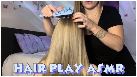 Live Model Asmr Hair Play Brushing Scratching Head Massages 💆‍♀️ Youtube