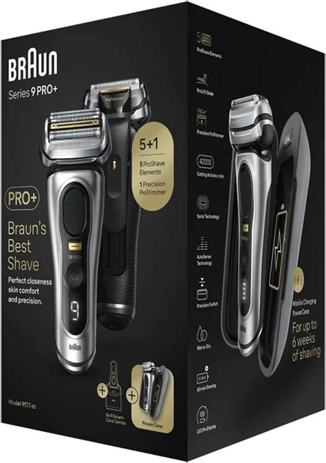 Braun Series 9 Pro 9577cc Wet And Dry Shaver Electric Razor For Men 5