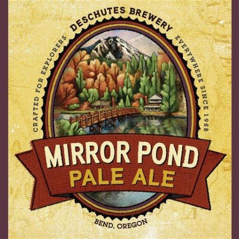 Deschutes Brewery Mirror Pond Pale Ale Label