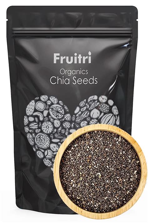 Fruitri Premium Chia Seeds For Weight Loss 1kg Healthy Snacks Fiber Rich Diet Food Chiya Seed