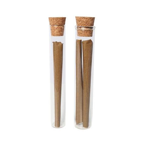 Mm Glass Pre Roll Tubes With Cork Wide Mouth