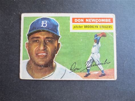 Lot Detail 1956 Topps Don Newcombe Brooklyn Dodgers Baseball Card 235