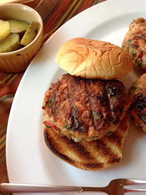 Rosemary Chicken Burgers With Fried Onions