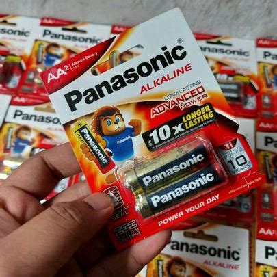 Jual Batterai Baterai Batre Battery Panasonic Alkaline Aa A Isi Pcs