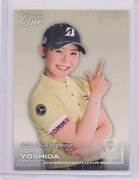 【目立った傷や汚れなし】20【吉田優利】エポックワン Epoch One 2023 Jlpga Brightener ブライトナー 女子