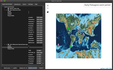 coordinate system - qgis2web changes map projection - Geographic ...