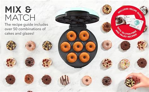 Dash Mini Donut Maker Machine For Kid Friendly Breakfast Snacks