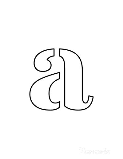 Fancy Alphabet Templates - Infoupdate.org