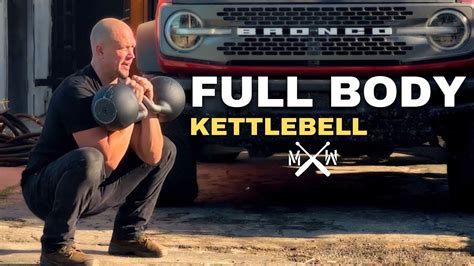 Kettlebell Double Clean Squat Press Youtube