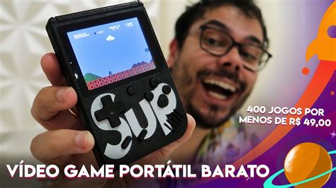 VÍDEO GAME PORTÁTIL SUP 400 JOGOS NOSTÁLGICOS VÍDEO GAME MAIS