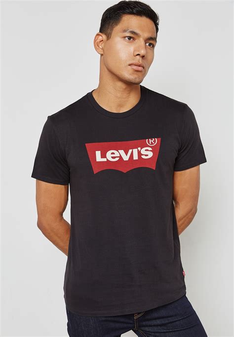 Buy Levis Black Casual T Shirt For Men In Mena Worldwide