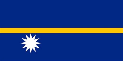 Colores Oficiales De La Bandera De Nauru Y Proporci N Ilustraci N