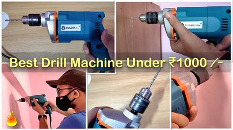 Buildskill Drill Machine Unboxing Test On Wood Concrete Demo