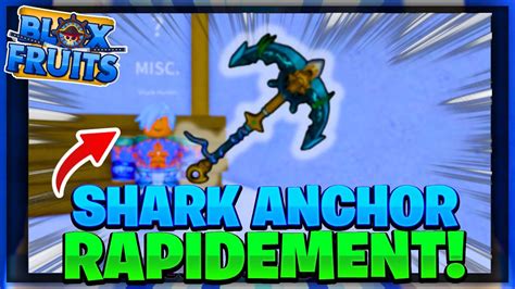 Comment Avoir La Shark Anchor RAPIDEMENT Blox Fruit Update 20 YouTube