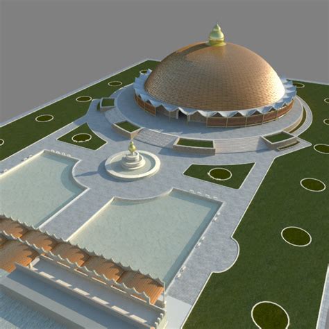 3d mosque model