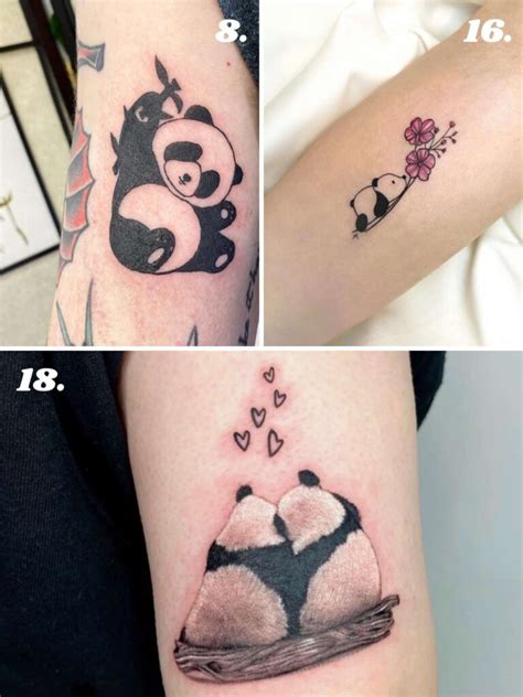 Cute Panda Tattoo Ideas For Animal Lovers Tattoo Glee