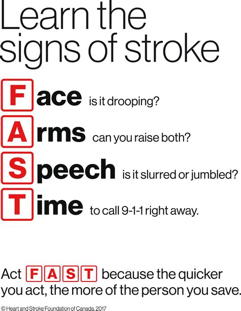 Heart And Stroke Foundation Raising Awareness On The Signs Of A Stroke Rci English