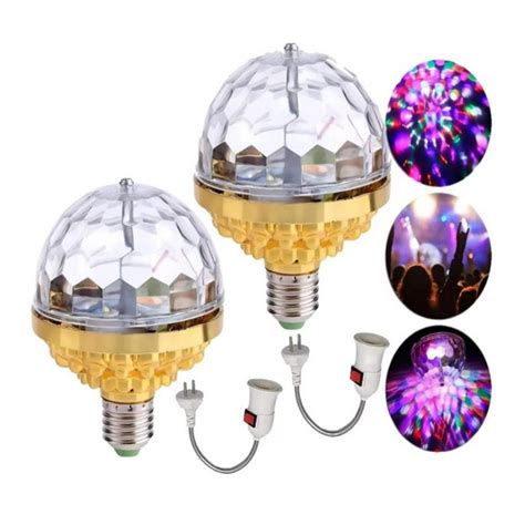 Pcs Colorful Rotating Magic Ball Light New Disco Ball Light With