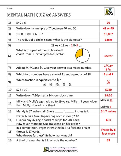 Questions A Fifth Grader Should Know