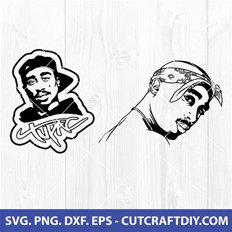 2PAC Svg Rapper Svg Tupac Svg Tupac Shakur Tupac Shakur 59 OFF