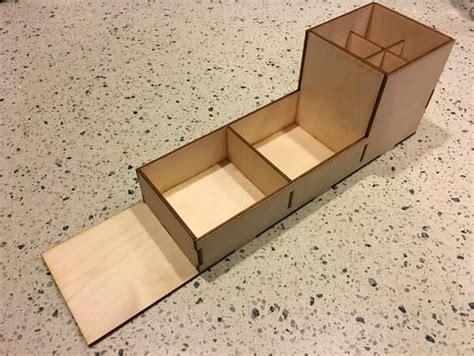 Laser Cut Desk Organizer 3mm Dxf File Free Download