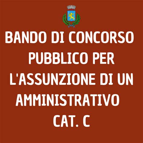 Concorso Per Istruttore Amministrativo Comune Di Vigonovo