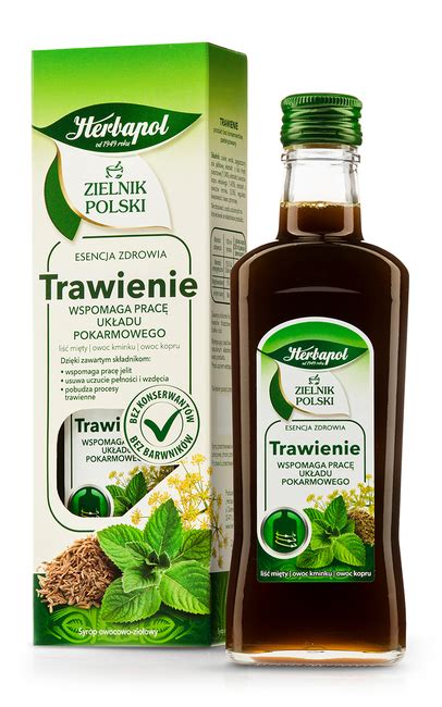 HERBAPOL Zielnik Polski Trawienie 200ml Digestive Drink Piknik