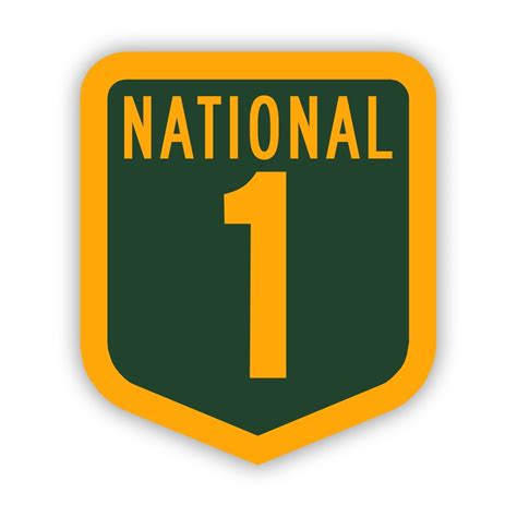 Green Australia National Highway Sticker Decal Self Adhesive Vinyl