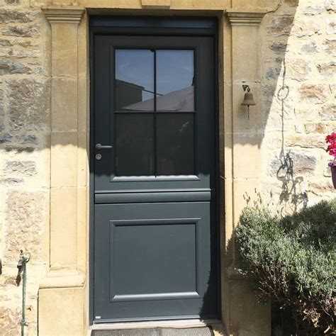 Porte Fermi Re En Aluminium Mod Le Villandry Gris Anthracite