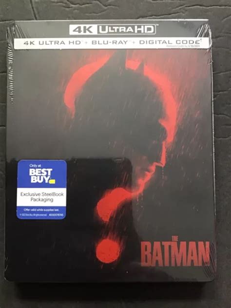 The Batman Steelbook Best Buy K Uhd Blu Ray Digitale