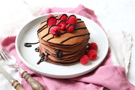 "American Style" Vegan Chocolate Pancakes - Supper in the Suburbs