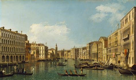 Venice, the Grand Canal from the Palazzo Foscari to the Carità by ...