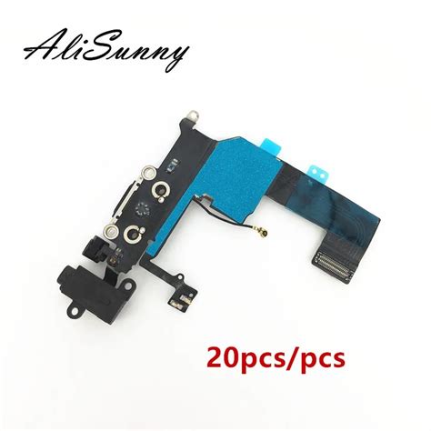 AliSunny 20pcs Charging Port Flex Cable For IPhone 5C Charger Dock