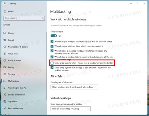 How To Disable Snap Layouts For Maximize Button In Windows