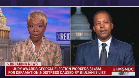 Joy Reid Asks Plaintiffs Lawyer In Giuliani Defamation Case How They