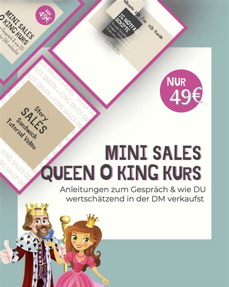 Sales Queen O King Mini Kurs Lenamoroselia Elopage